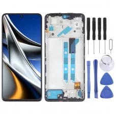 ЖК-экран из OLED-материала для Xiaomi Poco X4 Pro 5G, дигитайзер в полной сборке с рамкой